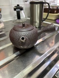 日本萬古燒側把急須