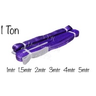 Polyester Webbing Sling Belt 1Ton 1meter 1.5meter 2meter 3meter 4meter 5meter PRICE PER PC Belt Tali