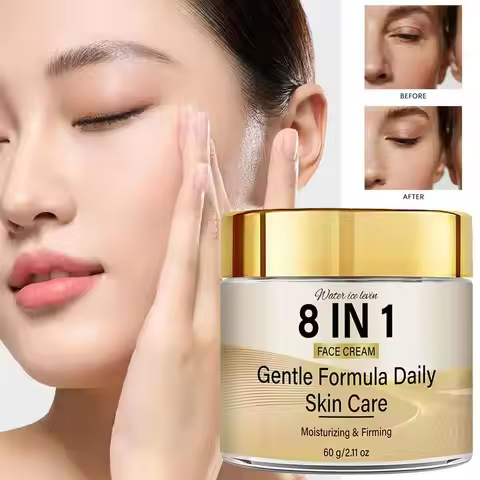 8-in-1 Face Cream Retinol Collagen Vitamin C E. Kojiic Glutathione Niacinamide Hyaluronic Acid. Mois
