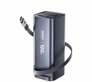免費順豐 閃充全設備🔥 Remax 睿量 20000mAh 自帶線快充尿袋｜100W 超級快充｜Type-C 伸縮線｜手機/平板/電腦 出行必備
