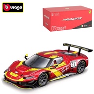 Bbrago/Bbrago 1: 43 Ferrari 296 GT3 Alloy Model Toy Car Collection Toy
