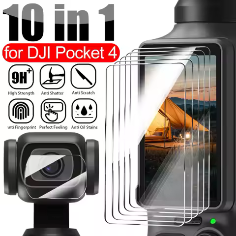Tempered Glass Flim for DJI OSMO Pocket 4 Screen Protector Anti-Scratch Lens Film Protective Cover f