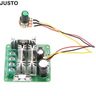 JUSTO DC Motor Controller, 15A 16Khz DC Motor Speed Controller, Efficient Performance 6V-90V Univers