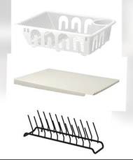 IKEA 乾碟架、碗碟瀝水架(3件)