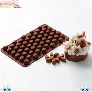 ICAOE103 Chocolate Mold, Coffee Bean Shape Realistic Texture Coffee Bean Mold,  Multi-Cavity Structu