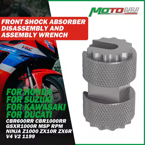 MOTO4U Universal Front Shock Absorber Disassembly and Assembly Wrench For HONDA CBR600RR CBR1000RR Z