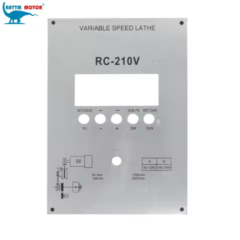 Thread lathe control panel For Lathe Electronic Leadscrew Aluminum lathe control panel WM-210V CD-21