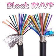 Shielding RVVP2 2-core 3-core 4-core 5-core 6-core 7-core 8-core 10 core 0.3/0.5/0.75 square signal 