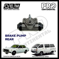 TOYOTA COROLLA KE30 LITEACE KM36 VAN REAR WHEEL CYLINDER BRAKE PUMP