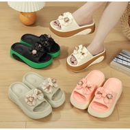 high-end Fashion Luxury Shiny Bow Hanging Accessories Beautiful Girl. Ladies Health Cool Slippers 91