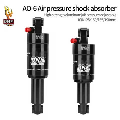 DNM AO-6 Bicycle Rear Shock Absorber Air Pressure Bumper 100/125/150/165/190mm Mountain Bike Folding