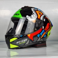 Axxis Helmet Draken S Parrot (A1 Gloss Black) Helmet Axxis / Helmet Fullface / Fullface Helmet