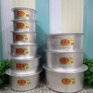 SET PERIUK CAP BUAYA MERAH 9 PCS