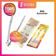 Destro BBQ Accessories BBQ Stuff- BBQ Clip BBQ Brush BBQ Stick Skewer
