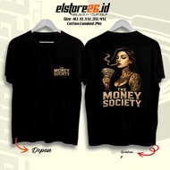 ELSTORE MONEY SOCIETY Distro T-Shirt | COOL WORDS CLOTHES | Men's clothing & Wanita