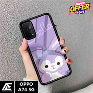 Case OPPO A74 5G - Casing  OPPO A74 5G  Case 3D Terbaru 2022 AEROSTORE.ID [ STELALOU ] Soft Case Gla