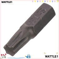 WTTLE 1pc Torx Bits, 25mm Length 1/4 Inch Hex Shank Screw Driver Bit, T6-T40 S2 Alloy Steel 6 Point 