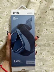 UNIQ Apple Watch 不鏽鋼米蘭磁扣錶帶（藍）
