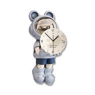 Internet celebrity astronaut decorative clock wall clock living room high sense modern simple home r