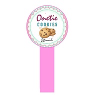 (6x14 Cm) Long CAKE STICKER/Long CAKE & COOKIES STICKER/Jar Seal STICKER