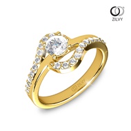 Zilvy - แหวนหญิงเพชรน้ำร้อย 0.52 กะรัต (GR1082)