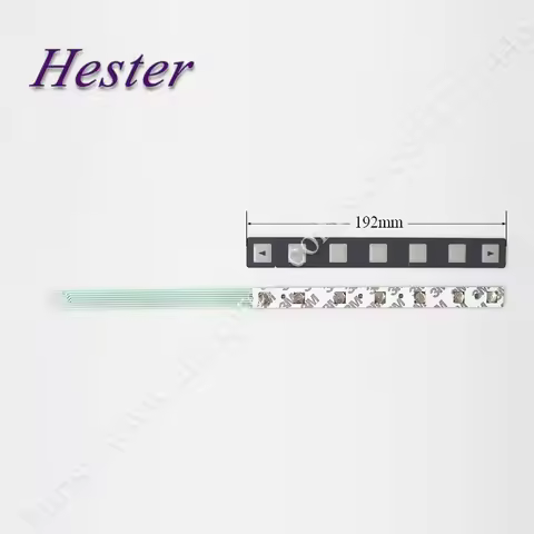 Membrane Film Keypad for A86L-0001-0298 7 Key Button Mask 192mm