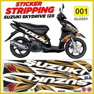 ▣ ⚽︎ ☋ Suzuki skydrive striping / skydrive variation / sky drive decal