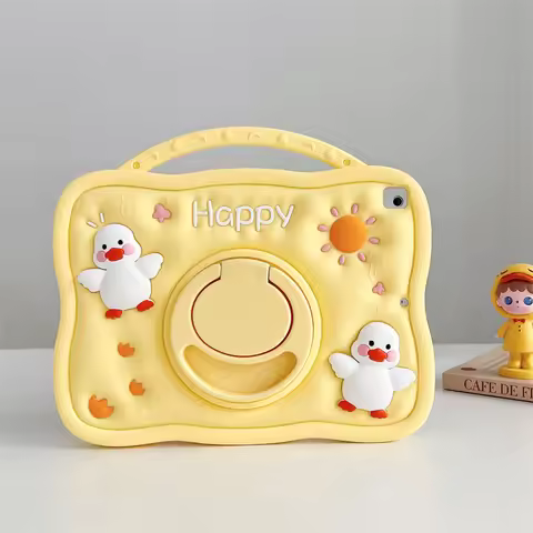 Case For Samsung Galaxy Tab A9 Plus 11 inch A8 10.5 A7 S6 Lite 10.4 A 8.0 T290 Kids Cartoon Cute Duc