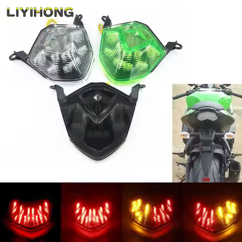 Motorcycle Brake Lights Turn Rear Tail Light For KAWASAKI Z750 2007-2011 Z1000 07-09 Ninja ZX-6R ZX6