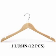 GANTUNGAN Adult Wooden Hangers PER DOZEN Adult Clothes Hangers Adult Wooden Hangers Adult Clothes Ha