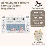 Applecrumby SlimDry EasyDay Diapers  - Mega Packs