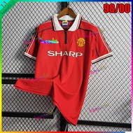 Manchester United Retro 1998/1999 Home Shirt BECKHAM Football Jerseys