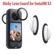 Sticky Lens Guard for Insta360 X3 Anti-Scratch Premiun Lens Protector Cap for Insta 360 One X3 Camera Accessory Protective Guard