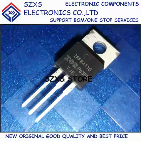 New Original 10Pcs IRFB4110 IRFB4110PBF TO-220 100V 180A MOSFET Field Effect Transistor In Stock Goo