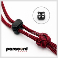 Dual Strand Plastic Cord Lock Paracord Rope Stopper Type 2