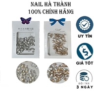 Large decorative ice cubes Pieceg, white and yellow tea cubes for nails