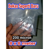 Used 7x8 UV Coated 0.20 Corrugated Plastic