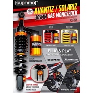 SUPRIMO GAS MONOSHOCK ABSORBER EGO AVANTIZ / SOLARIZ SUPRIMO ADJUSTABLE GAS ABSORBER 305MM