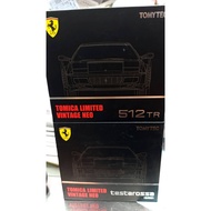 TOMYTEC TLV-NEO Ferrari 512TR Testarossa Black Two Styles