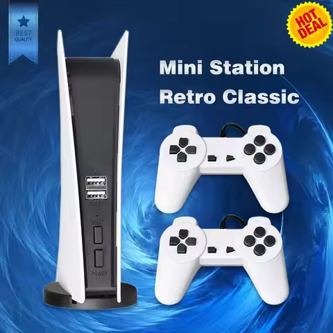 GS5 8Bit TV Video AV Output USB Plug and Play Retro Classic Game Console with 200+ Games Electronic
