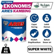 AVIAN CAT TEMBOK ARIES KAMBING 20KG AVIAN ARIES 20KG CAT TEMBOK ARIES SUPER WHITE / PUTIH 20KG