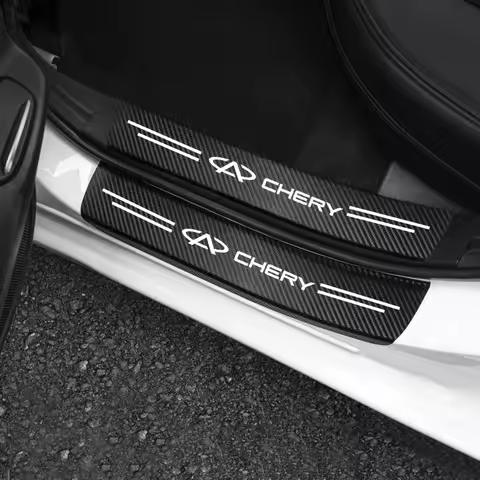 Car Trunk Bumper Guard Decals For Chery TIGGO 3 4 5 7 Pro 8Pro Max MVM X22 DR3 Amulet Fora Fulwin T1