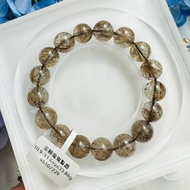 精品金銀髮魔鬼髮晶10.9-11.4mm33.86g鋼絲球效應避邪擋煞招財