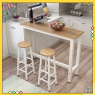 DolceVita Bar Table with 2 Chairs Set Bar Table and Chair Set High Steel Contemporary