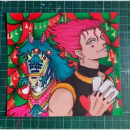 Hisoka Hand Drawn Print HxH