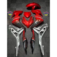 🇻🇳ORIGINAL EXCITER Y16ZR V1 V2 COVERSET MERAH PURBA Y16 STRIPE TANAM Y16 V2 COVERSET STICKER TANAM Y