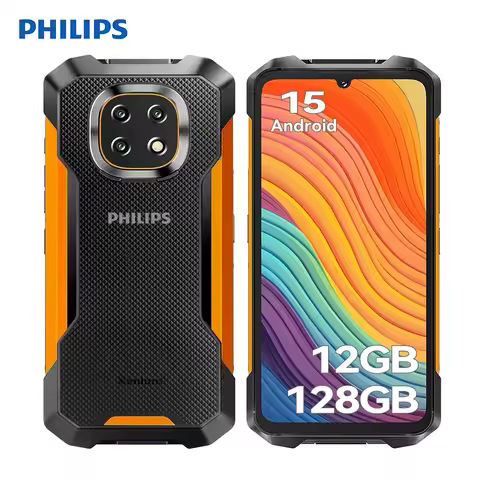 Rugged Smartphone PHILIPS S8320 6.745" 120Hz 12(6+6)GB 128GB 48MP Camping Lamp 10200mAh NFC Waterpro