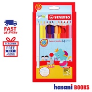 Hasani Stabilo Swans Jumbo Colour Pencil (24's) 1879J/9556091136797