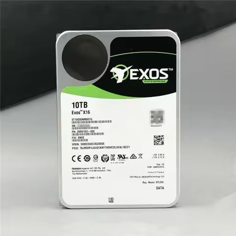 NEW ST10000NM001G Exos X16 10TB 7.2K SATA 6Gbps 3.5" 256MB Cache Hard Drive