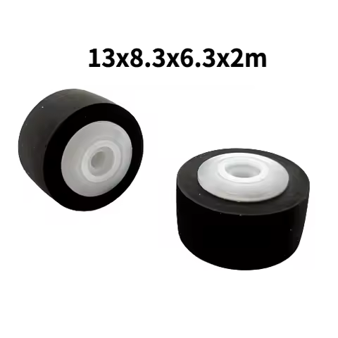 2pcs pinch roller 13x8.3x6.3x2mm for sharp 700 777 800 tape recorder cassette deck player